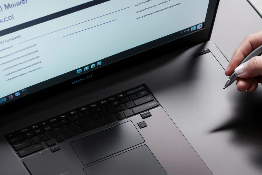 Nahaufnahme eines Laptops mit der Steuerberechnung in Elster.
