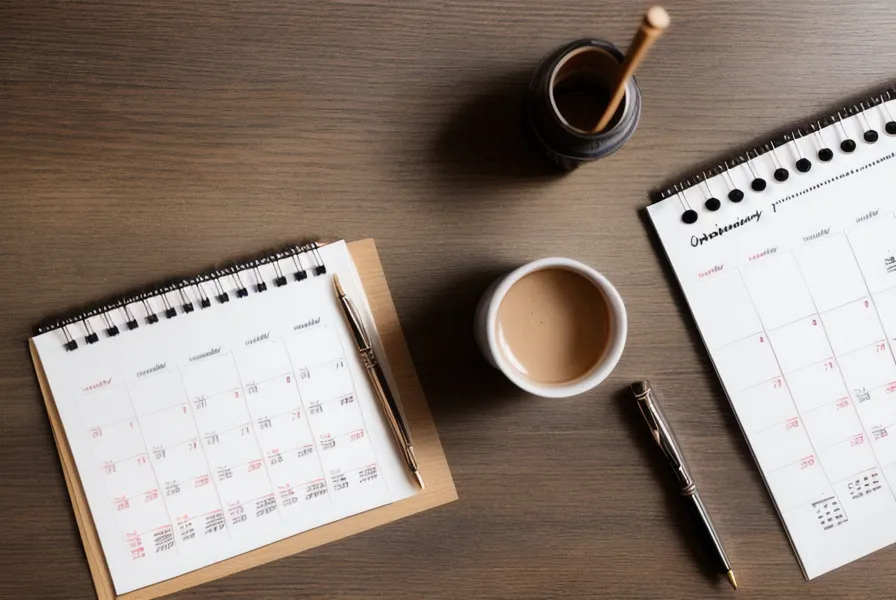 Ein offener Kalender mit vielen Häkchen zur Erfassung der Homeoffice-Tage – Zeitmanagement für die Steuererklärung als Arbeitnehmer